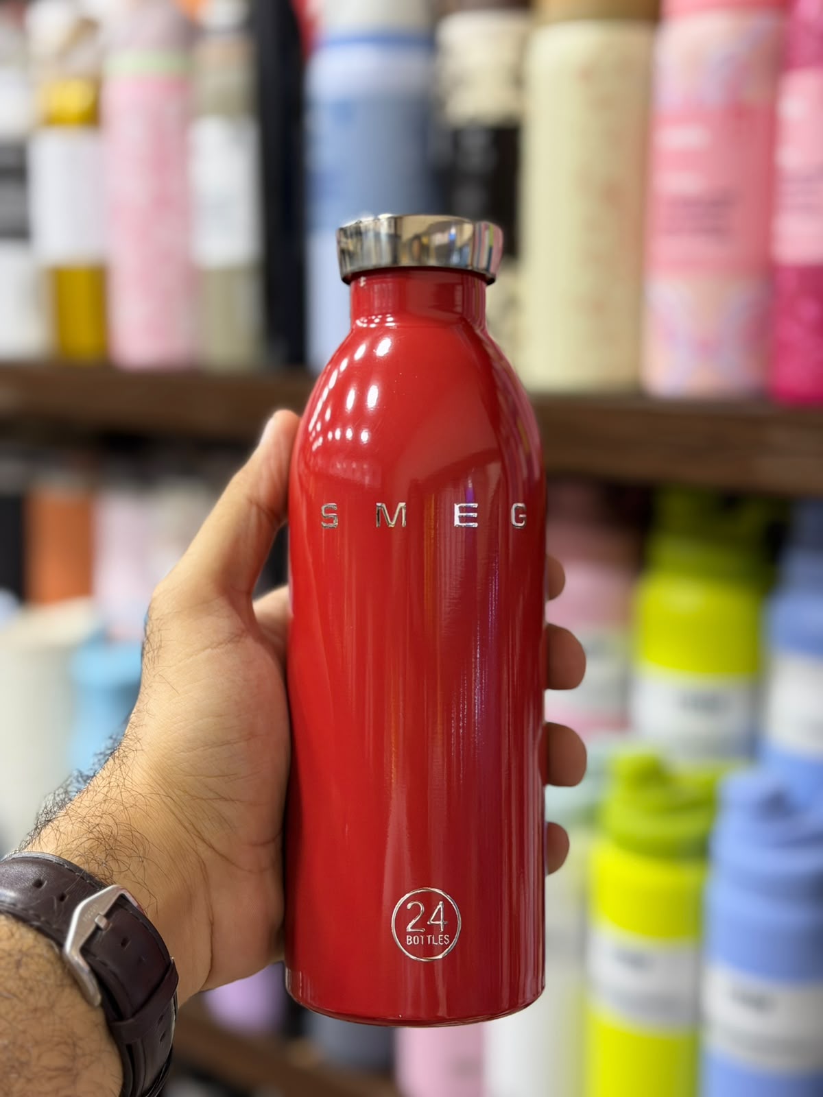 SMEG x 24Bottles 50’s Style Insulated Stainless Steel Bottles