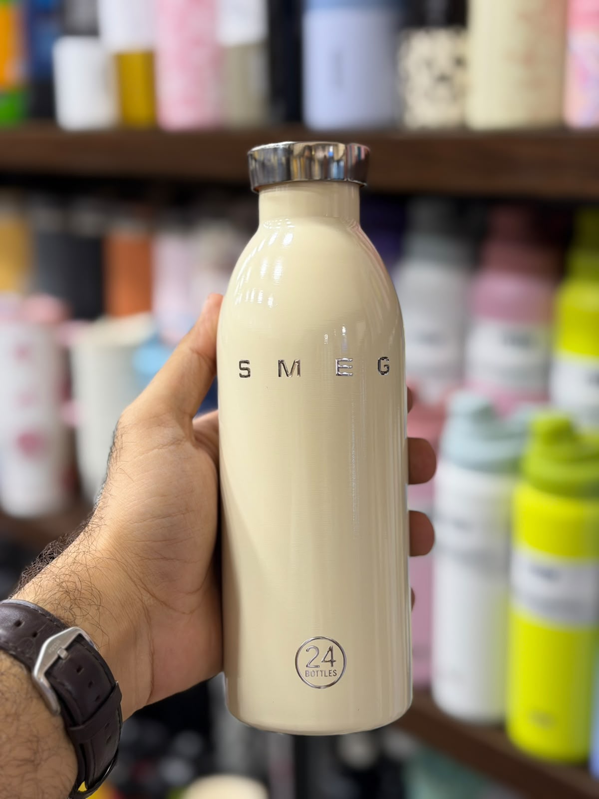 SMEG x 24Bottles 50’s Style Insulated Stainless Steel Bottles