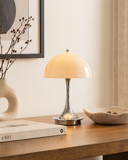 Arc Cordless Lamp on a desk in daylight
